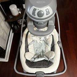 Graco DuetSoothe Swing and Rocker- Gently Used For Around 4 Months