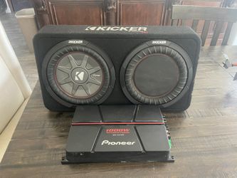 2 10” Kicker Subs And 2-channel 1000w Amplifier