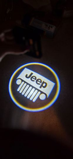 2 jeep wireless universal projector door lights all pics sold separately SHIPPING AVAILABLE