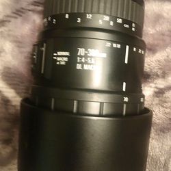 Sigma Lens 70-300mm Macro Telephoto Zoom Lens For Canon SLR Camera