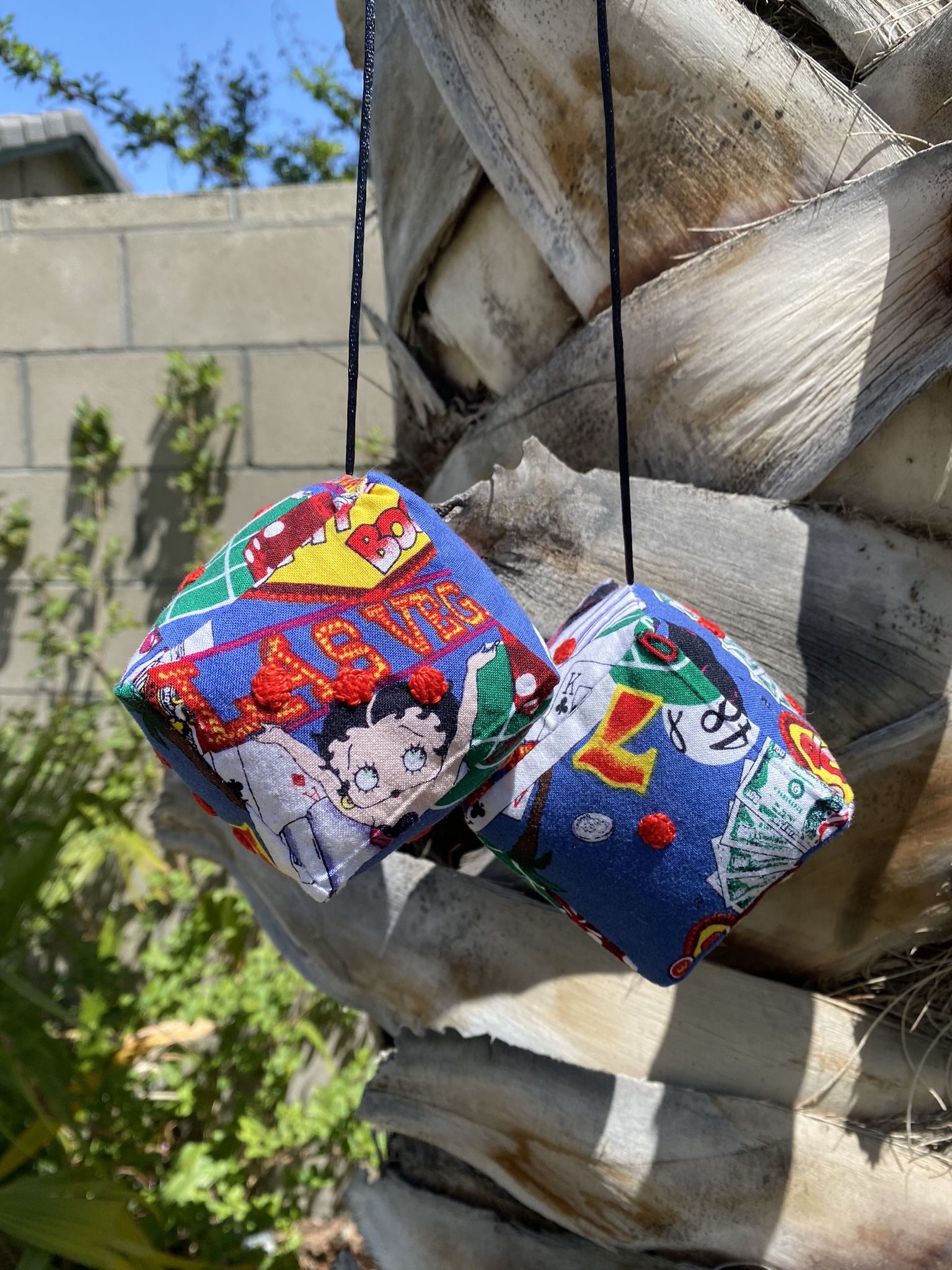 Las Vegas Betty Boop Hanging Car Dice
