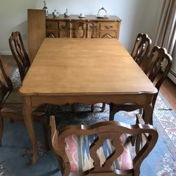 French Provincial Dining Room Set