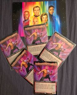 Captain Kirk Star Trek Magic Promo Card and More