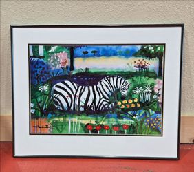 Mike Smith poster "Zebra"