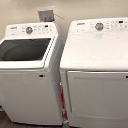 New Samsung Electric Washer and Dryer
