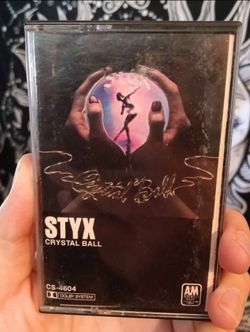STYX crystal ball cassette tape