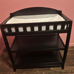 Black Changing Table