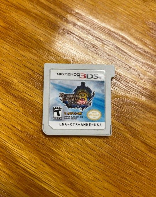 Monster Hunter Ultimate 3ds Nintendo DS Games