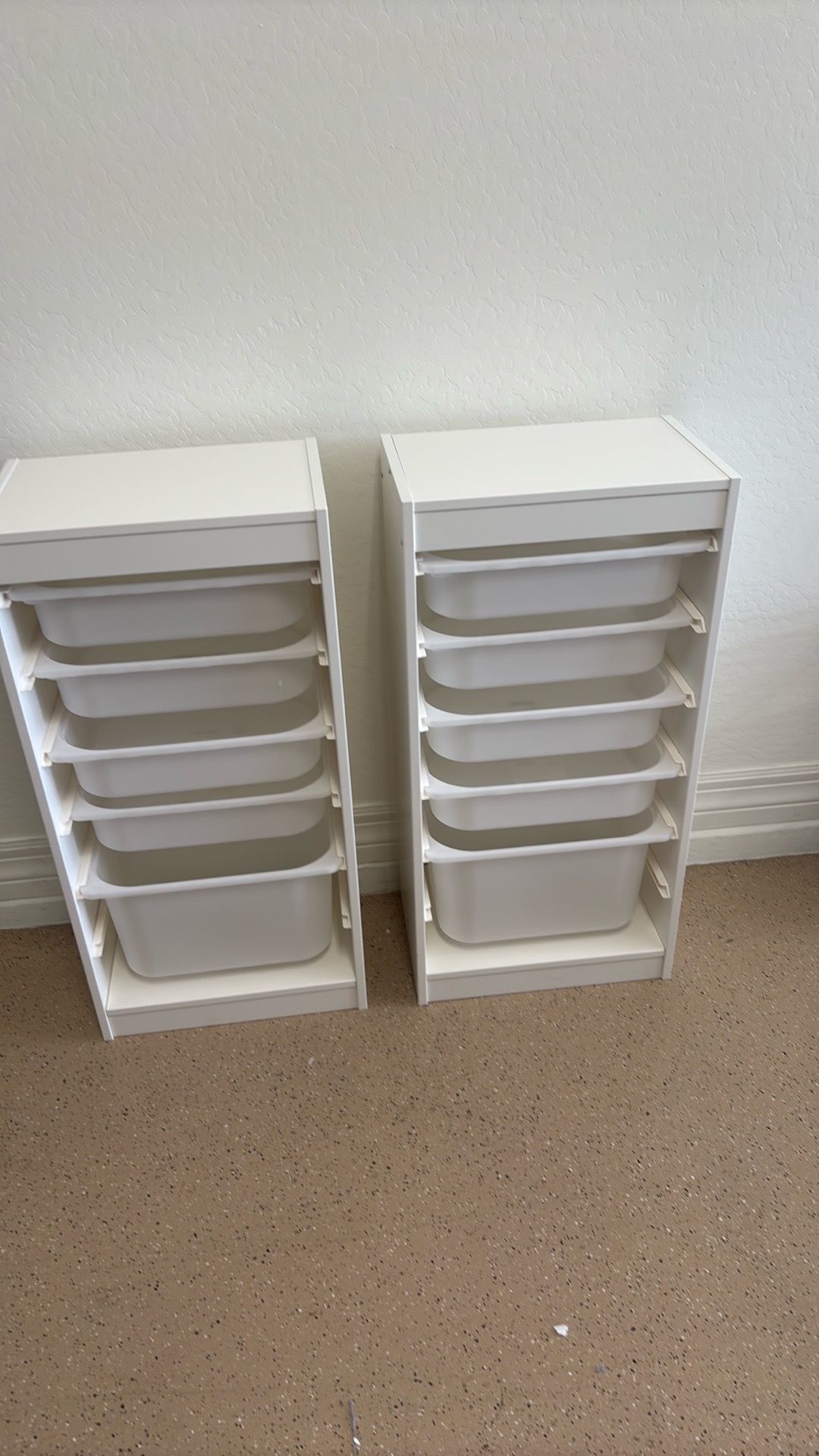 IKEA Trofast storage organizer with 5 bins