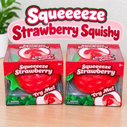 Squeeeeze Strawberry Squishy Toy