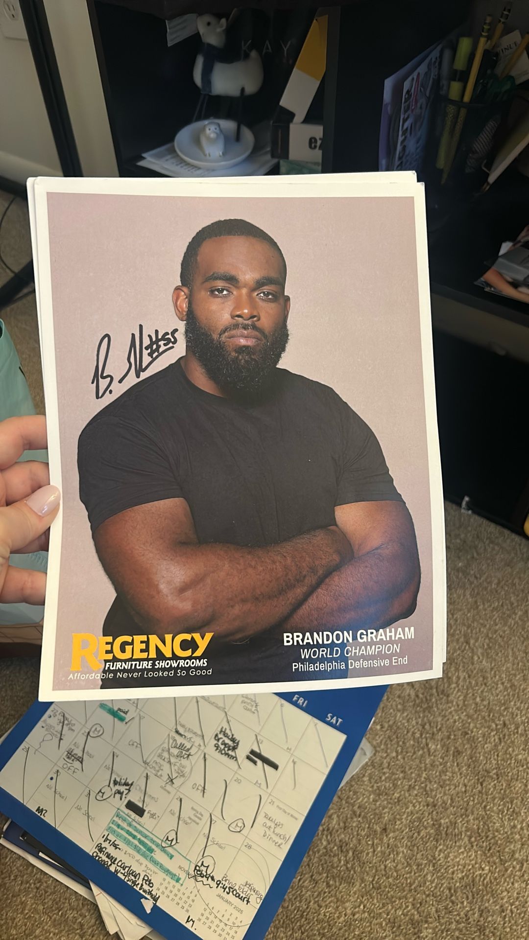 Autographed Brandon Graham