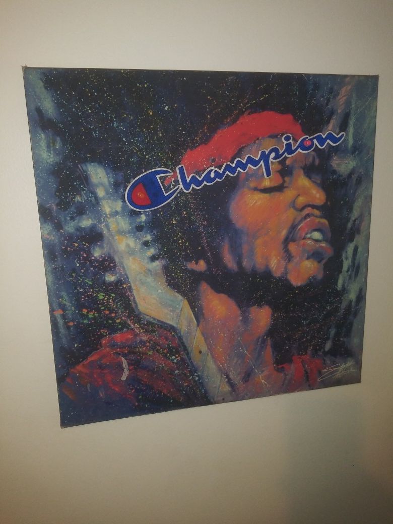 Custom painting jimi hendrix painting