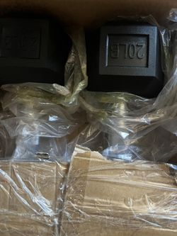 20lb Dumbbells - Pair, New