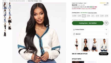 Fashion Nova Knit Cardigan