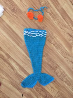 Baby mermaid outfit 0 to 6 months