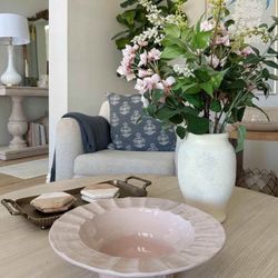 Ceramic Hand-Molded Pedestal Bowl from Threshold