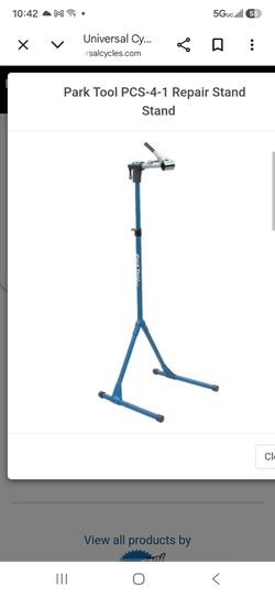 Bicycle repair stand (Park tools inc.)