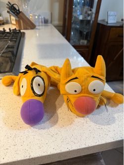 Vintage Mattel / Nickelodeon CatDog puppet plush toy