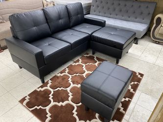 Black sectional