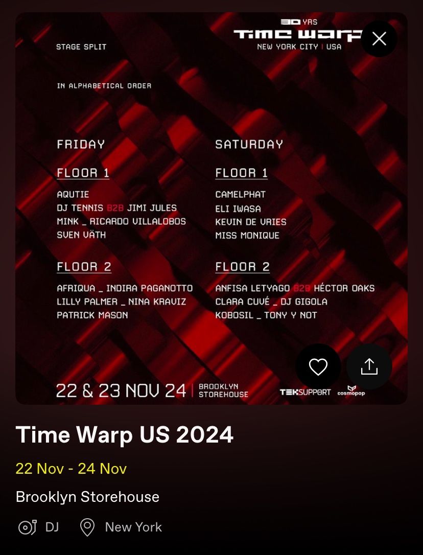 Time Warp Tickets