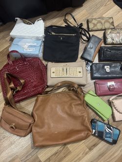 Women’s Designer Handbag & Wallet Bundle – Michael Kors, Nine West, Coach – Gift Lot