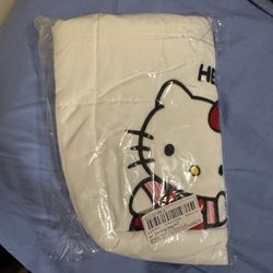 Brand New Hello Kitty Bag Tote White Plush 