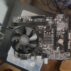 Older pc Cpu motherboard cooler combo