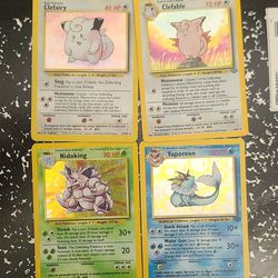Vintage Base Set Pokemon Cards
