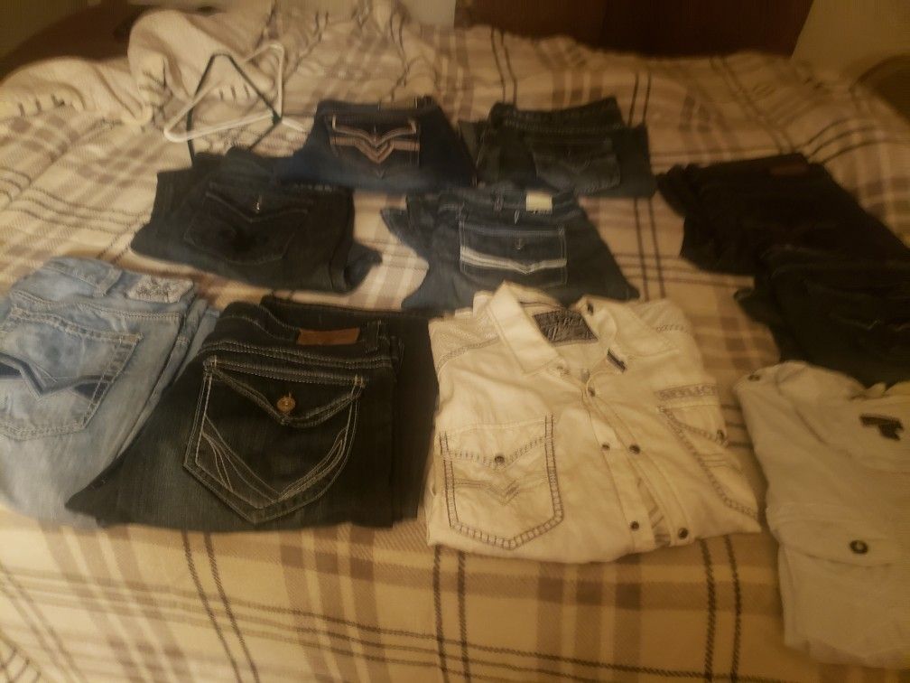 Mens Clothes And Shoes Size 38w Shirts Xlarge Ans Xxl