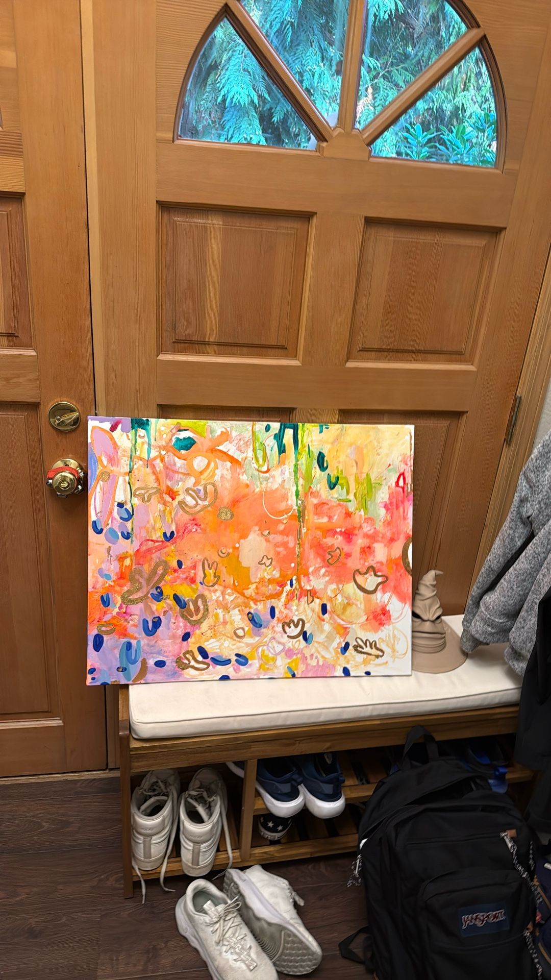 Original Art - Mixed Media Painting/Modern/Abstract/Gold