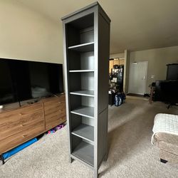 Grey Bookshelf