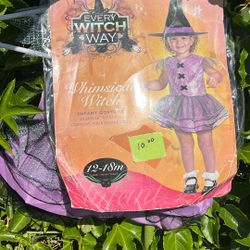 12-18 Month Whimsical Witch Costume