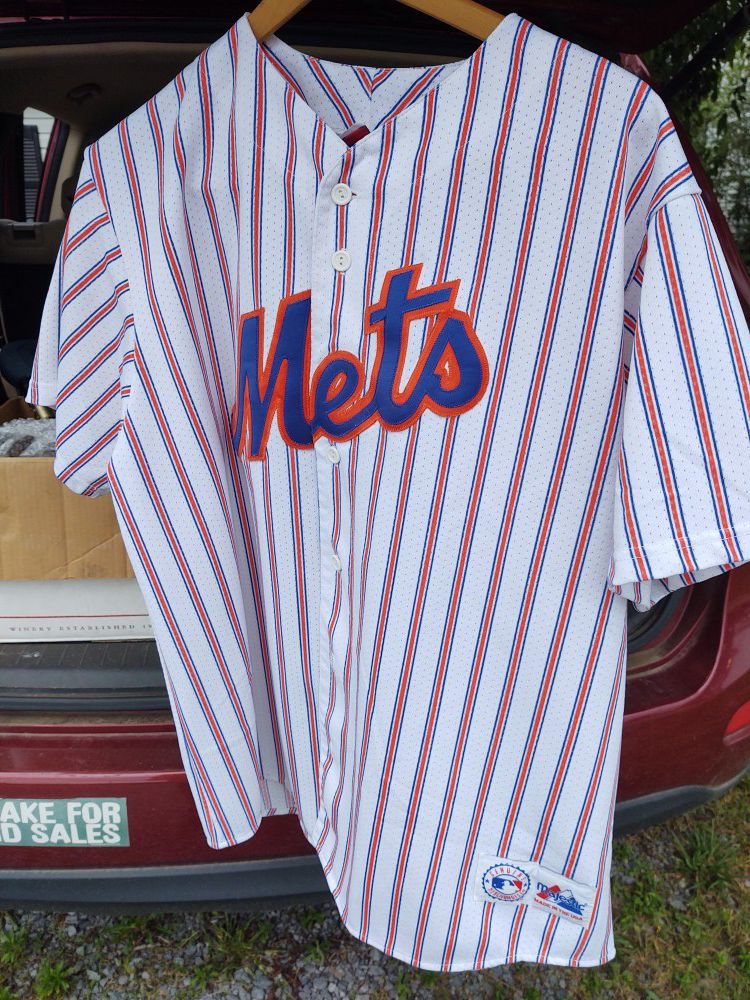 Official NY Mets Baseball Button Down Shirt
