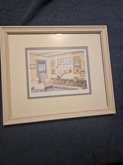 Helen Downing Hunter Signed Print "Country Crystal Pane"
