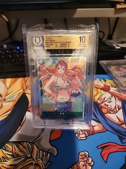 BGS 10 Pristine Nami One Piece Promo Card P-112