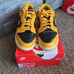 Nike Dunk Low Retro (Black & Gold) Size 13