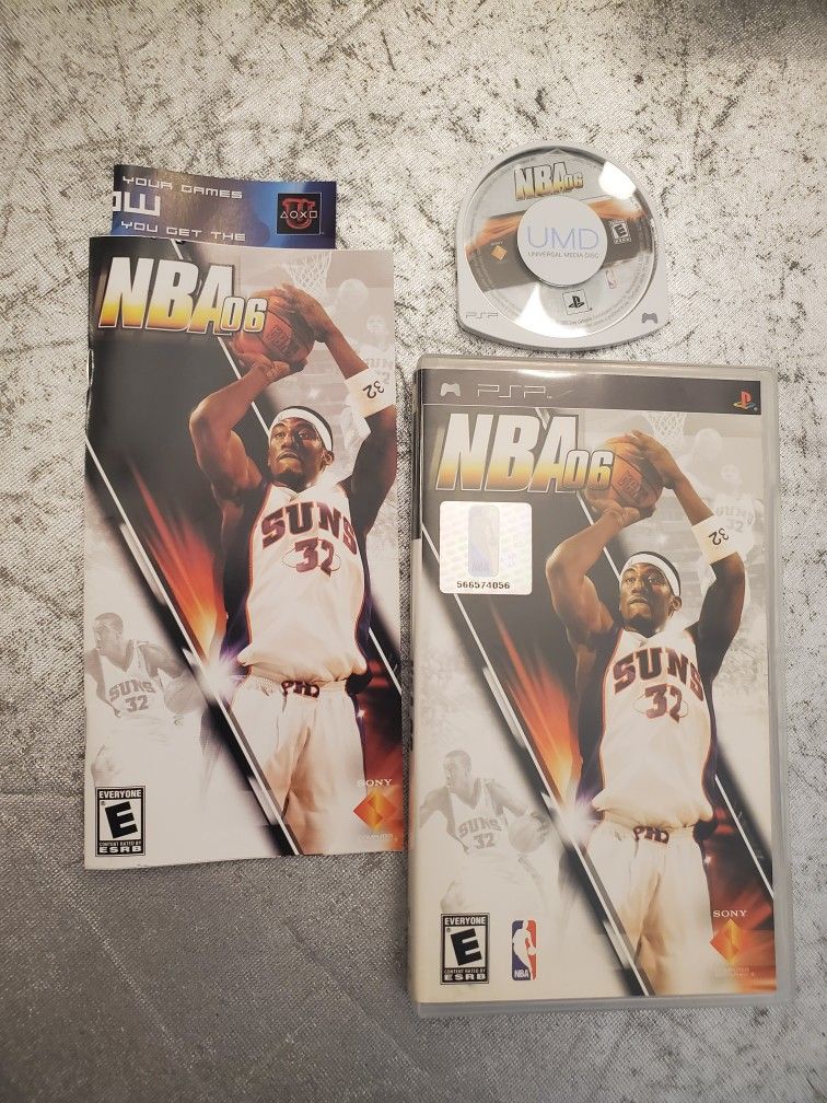 NBA Live 06 Clear UMD Sony PSP MD handheld video game CIB