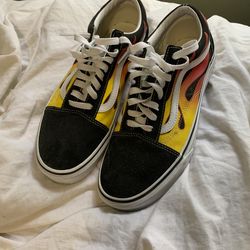 Mens Flame Vans 