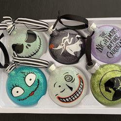 Disney’s Nightmare Before Christmas Ornaments 6pk