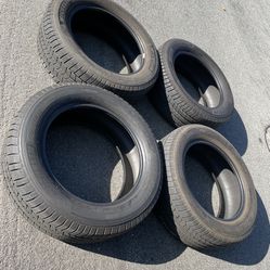 4 X 275/55r20 Michelin Good 80% Treads Tires!
