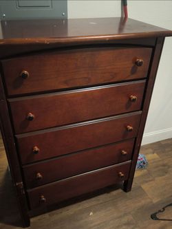 Brown dresser