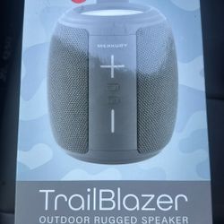 Brand New in Box - Merkury Innovations TrailBlazer Outdoor Rugged Bluetooth Speaker - Gray Camo