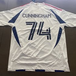 Jeff Cunningham XXL Soccer Jersey New MLS Adidas Men Adult New Real Salt Lake 74