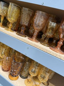 Amber Goblets For Sale