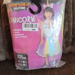 Spooktacular Creations Unicorn Princess Pageant Flower Girl Tutu Dress Rainbow Costume with Headband and wings for Kids