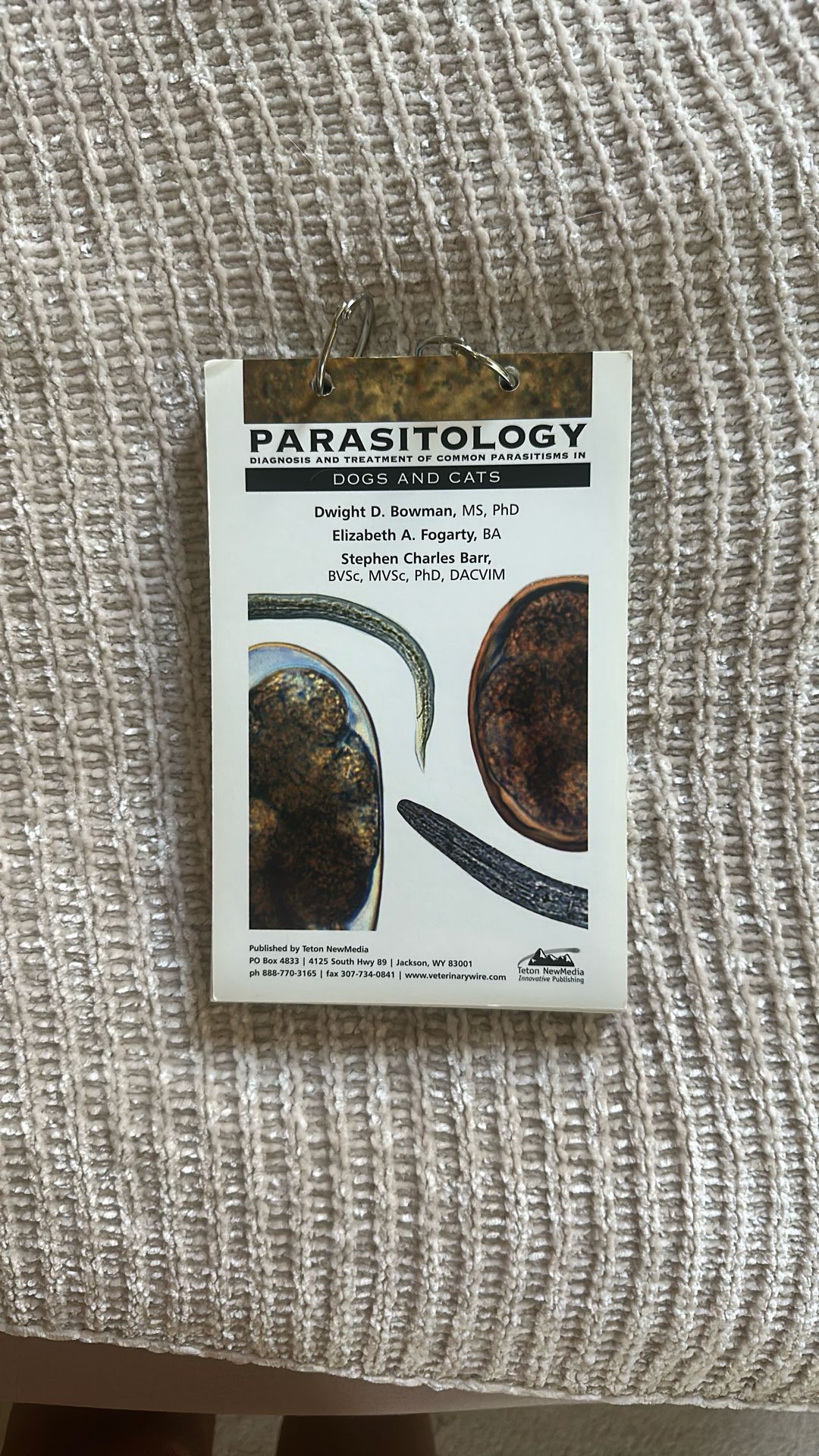 Parasitology Veterinary Medicine