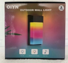 OIYN Smart Outdoor Wall Light 2pk