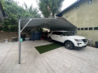 Metal carports 2 car spaces