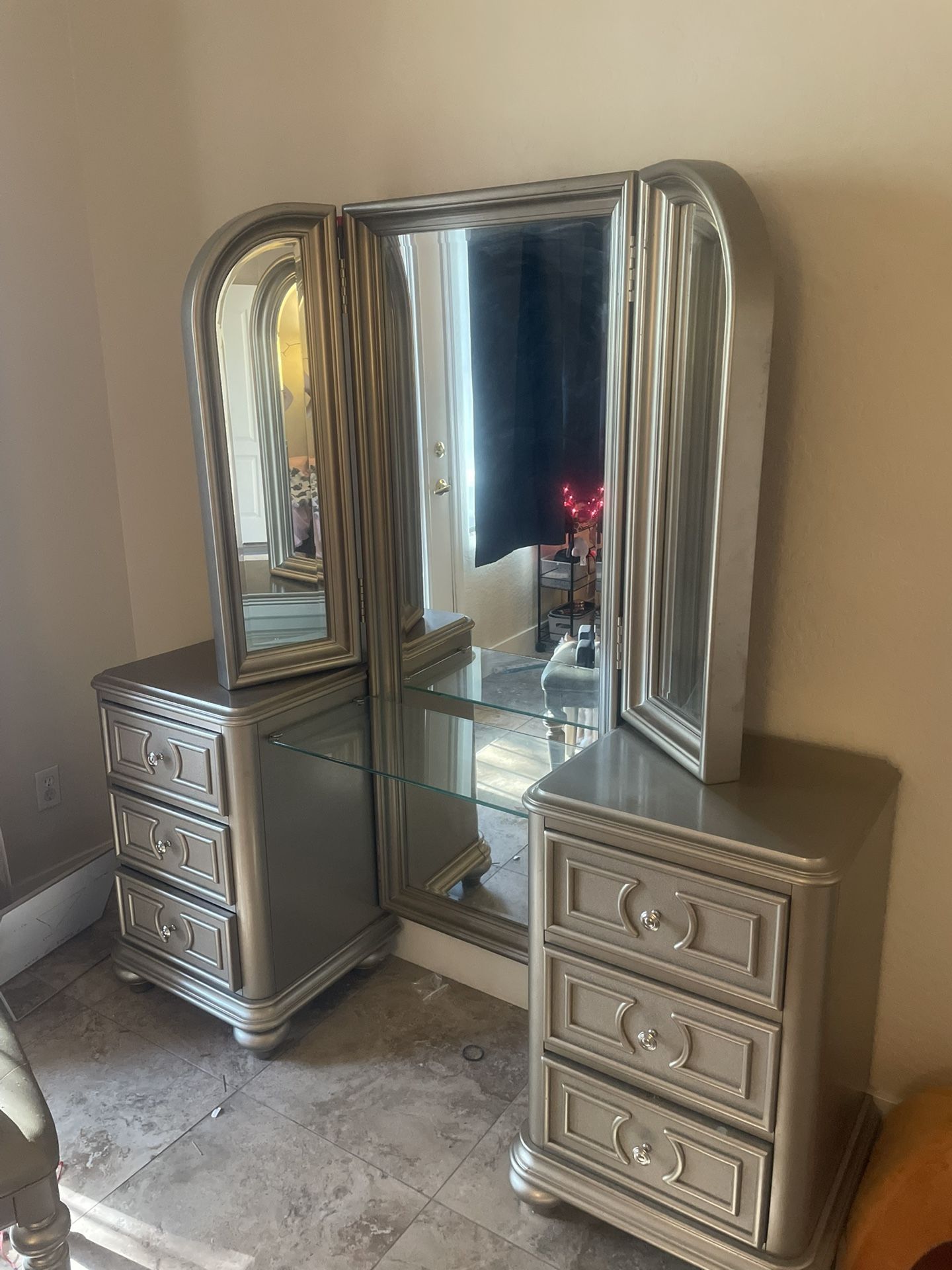 Champagne Gold Vanity