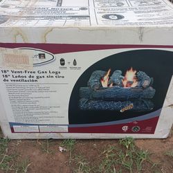 18'' Vent Free Gas Logs 